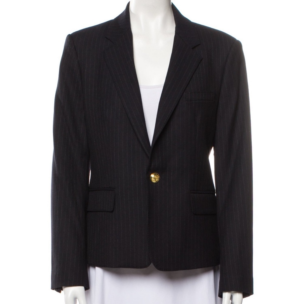 ALC women’s navy pinstripe blazer
